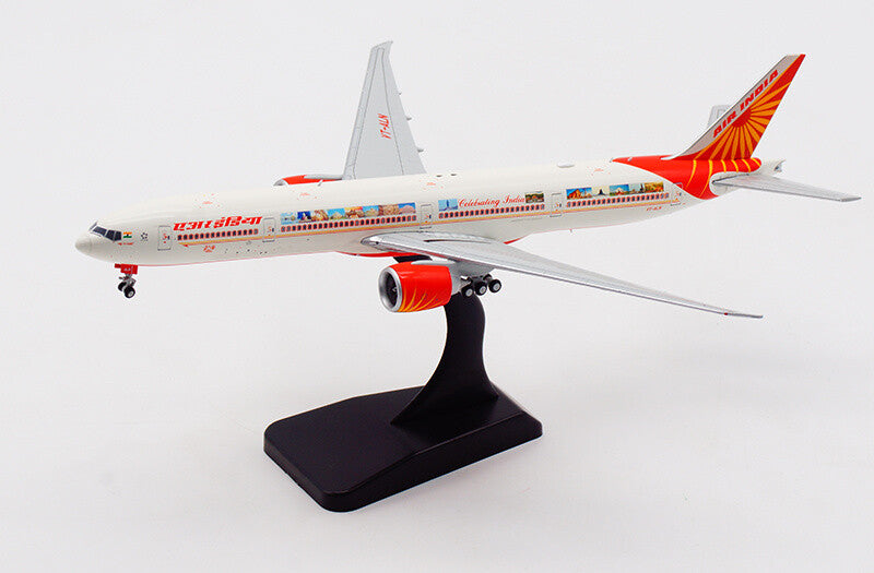 JC Wings Air India FOR BOEING B777-300ER VT-ALN Celebrating Indian 1/400 Plane