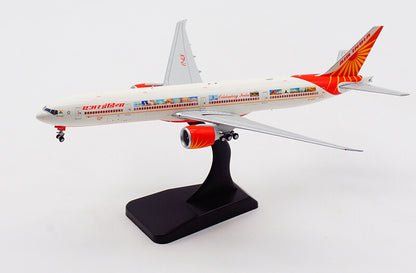 JC Wings Air India FOR BOEING B777-300ER VT-ALN Celebrating Indian 1/400 Plane