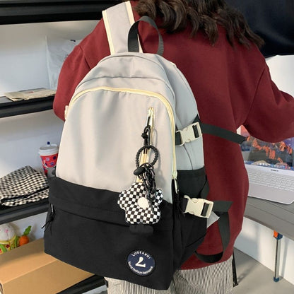 Traveling School Bag Student Backpack Nylon College Laptop Book Bags 32*20*43 CM