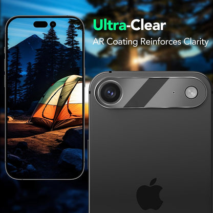3PCS Rear Back Camera Lens Protector Tempered Glass for Iphone Air- HD Clear Ful