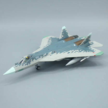 1:72 28CM Terebo SU-57 Stealth Fighter Airplane Diecast Military Aircraft Model