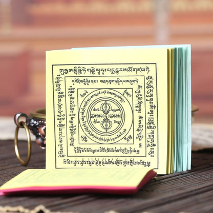 10 Smoke Offering, Fire Offering, Mantra Wheel Paper, Six Vajra Stories Tibetan