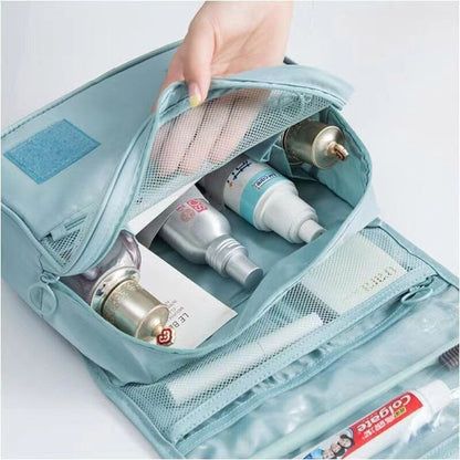 Makeup Bag Traveling Cosmetic Toiletries Organizer Waterproof Storage Pouch 1 Pc