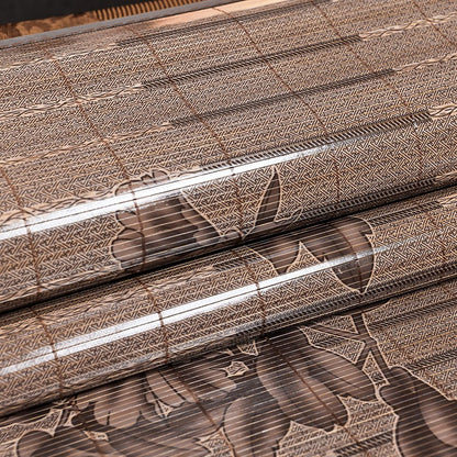 Bamboo Bed Mat Summer Accessories Folding Double Faces Rattan Bed Cover 凉席 蝶恋花