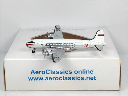 AeroClassics TAP Air Portugal DC-4 CS-TSC 1:400 Aircraft Pre-built Model