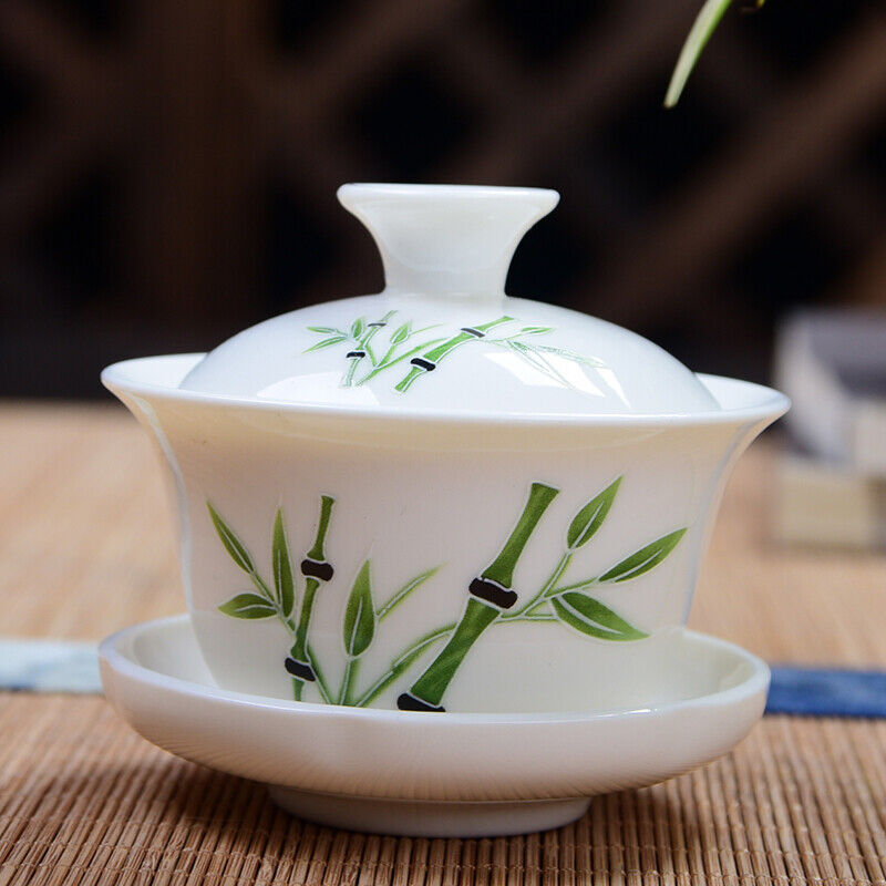 Chinese KungFu Tea Set Drinkware Ceramic Tea Pot Cup Tureen Gift Packing Pottery