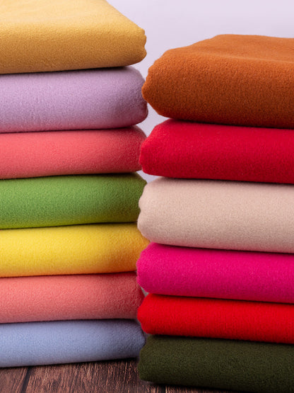 Fall Thick Solid Cashmere Imitation Wool Cloth Diy Coat Woollen Fabric Wide 57"