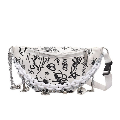 Leather Bag Summer Handbag Trend Fashion Crossbody Bag Casual Street Fanny Pack
