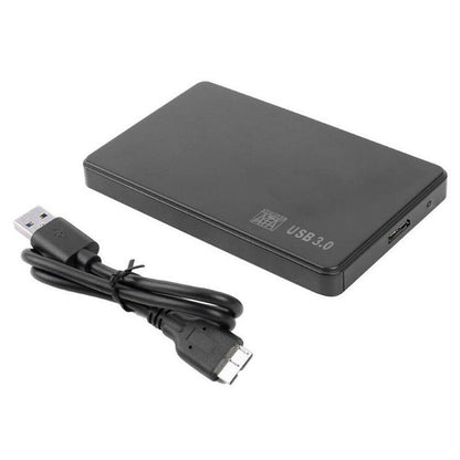 USB 3.0 Portable External Hard Drive Disk Slim SATA Storage Device Case