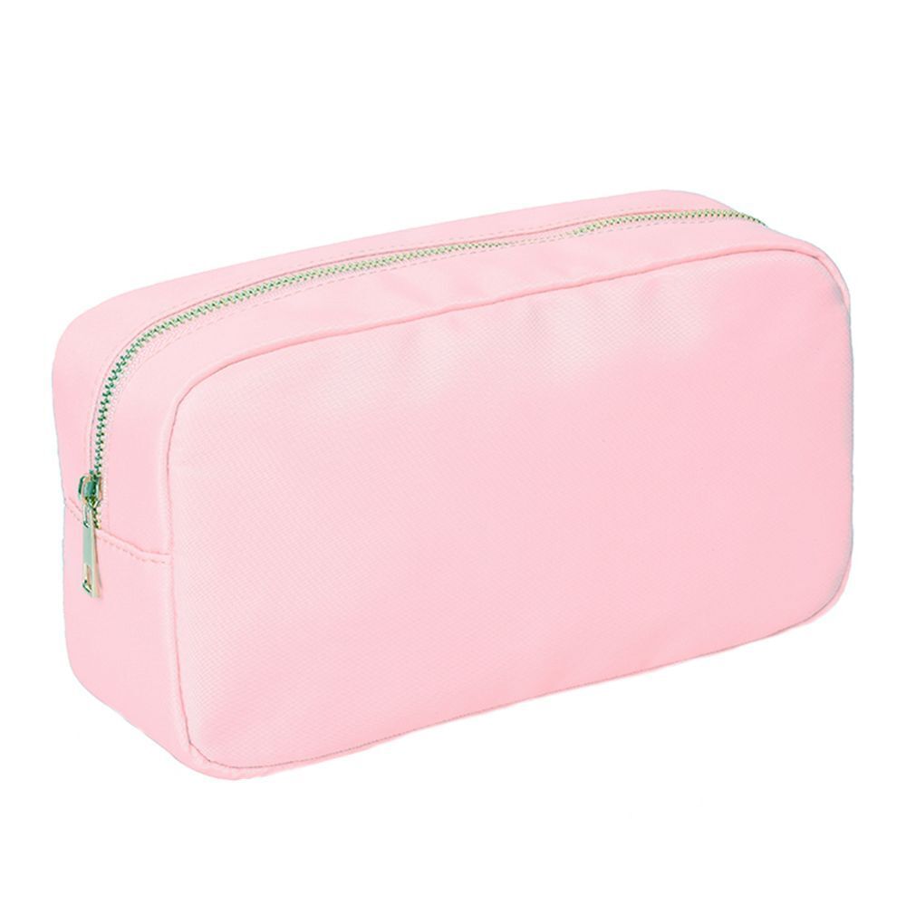 Mini Embroidery Patch Toiletry Pouch Waterproof Storage Nylon Travel Makeup Bag