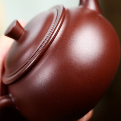China Tea Pot Marked 7 Infuser Holes Real Yixing Zisha Purple Zhu Clay Pot 210ml