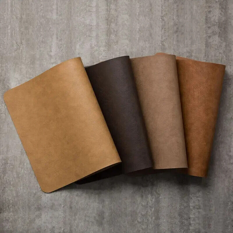Placemat Leather Brown Light Luxury Solid Coffee Table Mats Waterproof 44.5x30cm