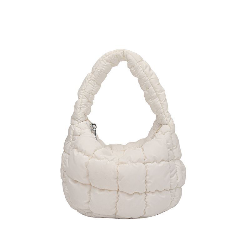 Shoulder Bags Pleated Cloud Mini Bag Versatile Small Handbag Crossbody Purse