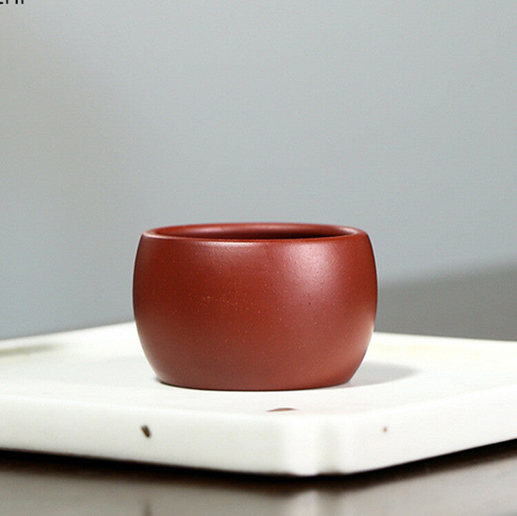 50ml Full Handmade Tea Cup Marked True Yixing Zisha Dahongpao Clay Kungfu Teacup