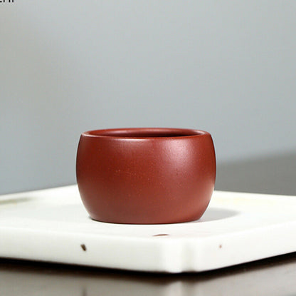 50ml Full Handmade Tea Cup Marked True Yixing Zisha Dahongpao Clay Kungfu Teacup