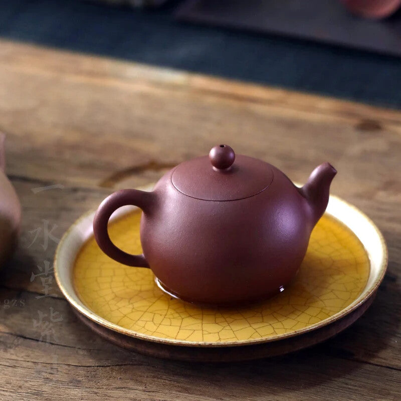 Yixing Zisha raw ore pure famous tea set Teapot cup pot duanni one bead 230ml