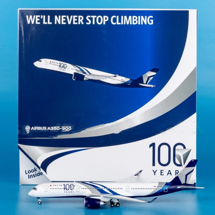 1:400 Geminijets Delta Air Lines A350-900 Passenger Airplane Diecast Model
