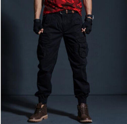 Khaki Pants Men Military Tactical Joggers Camouflage Cargo Pants Army Trousers