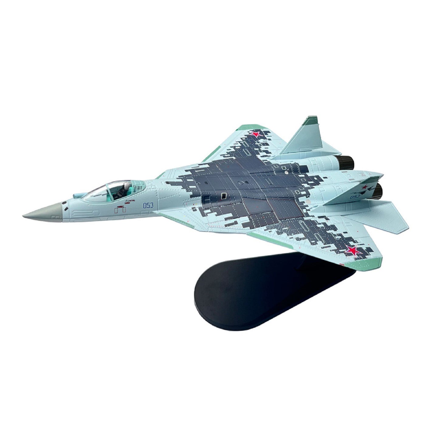 1/100 Russian SU57 Air Force Su-57 Stealth Fighter Aircraft Diecast Plane Model