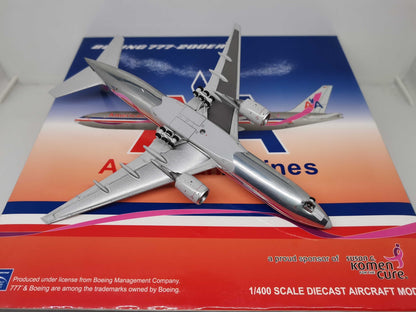 1:400 JC Wings AA BOEING B777-200ER Passenger Airplane Diecast Aircraft Model