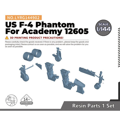 Yao's Studio LYRG144902 1/144 Model Upgrade Sets US F4 Phantom For Academy 12605