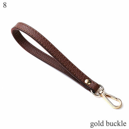 PU Leather Wallet Strap Replaceable Handbag Metal Bag Wrist Strap Key Belt