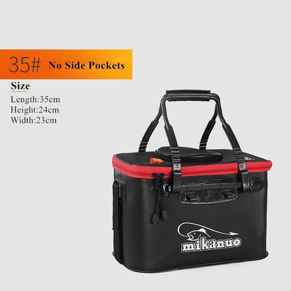 Fishing Bag Thicken Folding Bucket Portable Live Box Storage Outdoor Waterproof