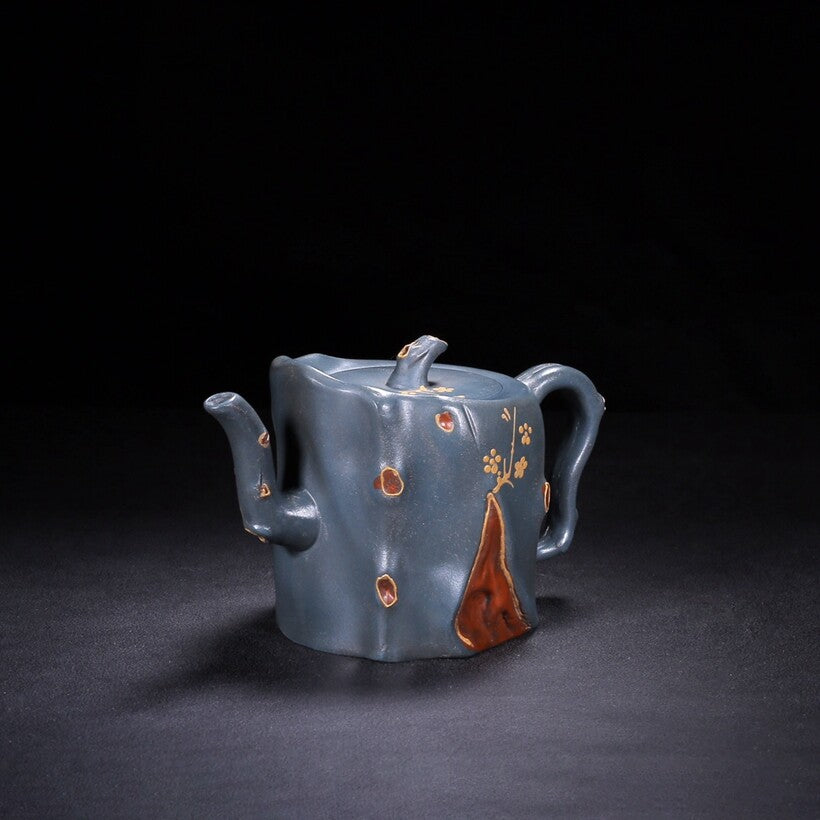 China Old Yixing Clay Teapot Handmade Dark Fragrance Pots Purple Sand Teapot 802