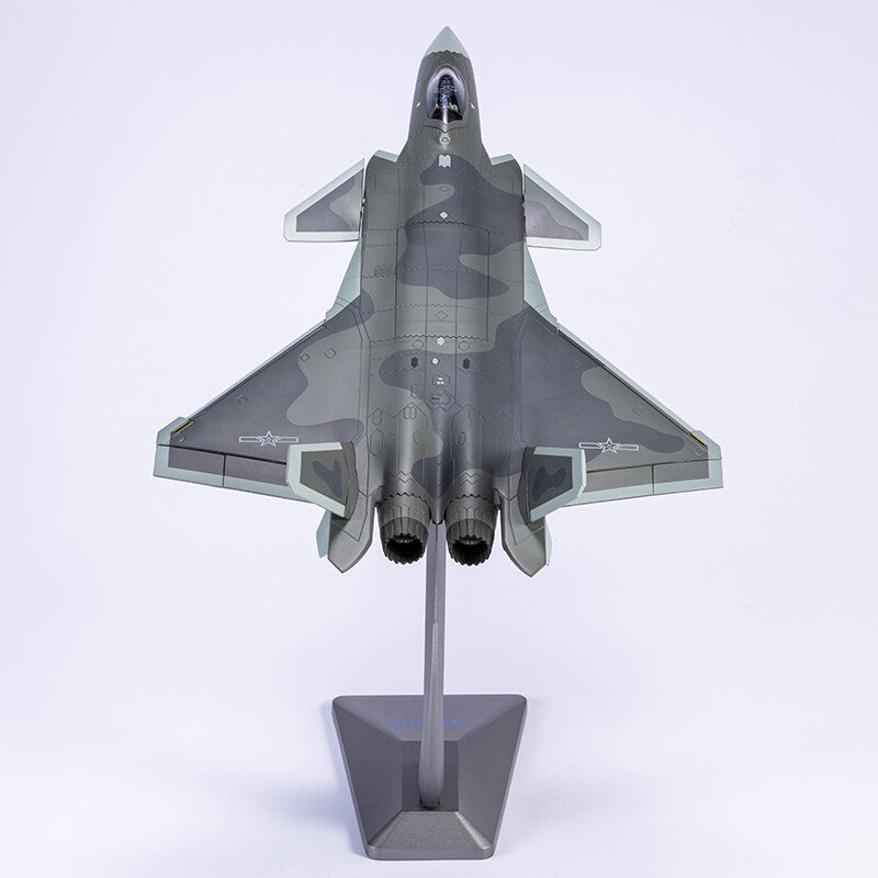 1:48 46CM AF1 China J-20 Stealth Fighter Plane Diecast Military Aircraft Model
