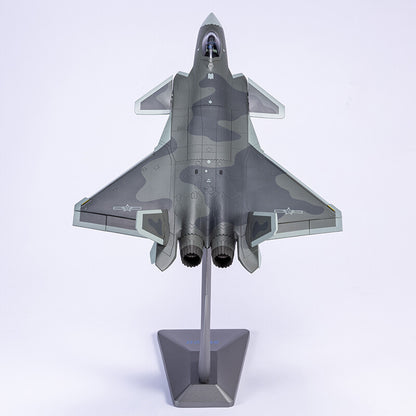 1:48 46CM AF1 China J-20 Stealth Fighter Plane Diecast Military Aircraft Model