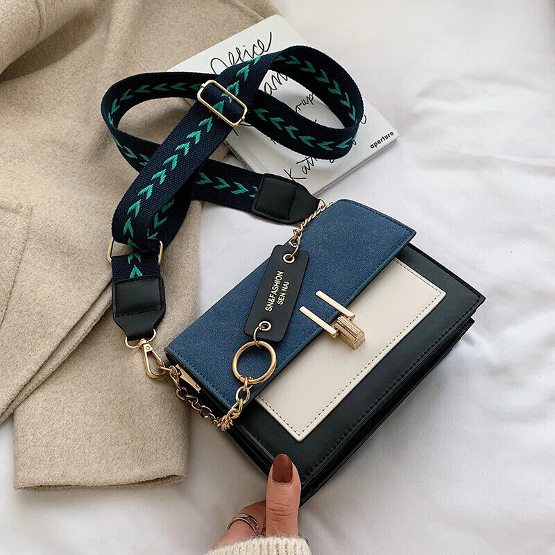 Bags Casual Shoulder Bags Contrast Color Ladies Bags