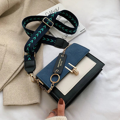 Bags Casual Shoulder Bags Contrast Color Ladies Bags