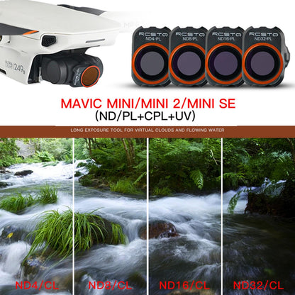 Camera Lens Filter ND4/8/16/32-PL Kit For DJI MINI 2 Mavic Mini SE Drone A