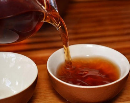 Yunnan Menghai Qizi Cake Tea Ripe Puerh TEA 357g