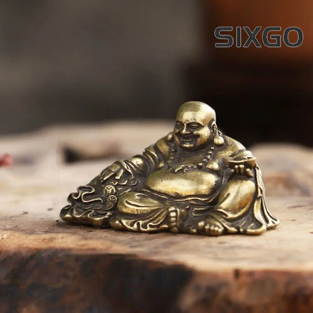 Copper Maitreya Buddha Statue Handmade Religions Buddha Sculptures