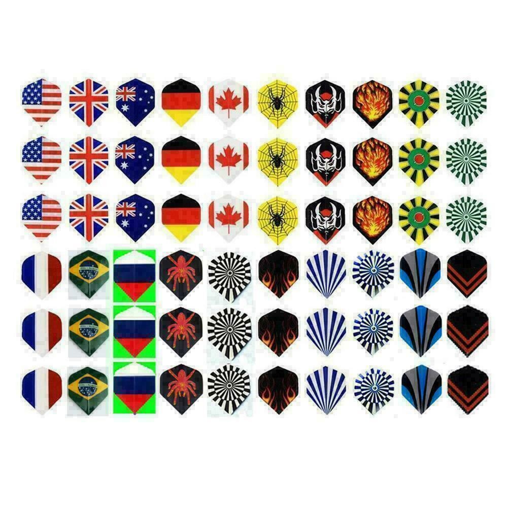 60Pcs Flight Dart Flights in 20 Patterns Nice T4D4 Darts Profe Flying Y0M3 Y5O4
