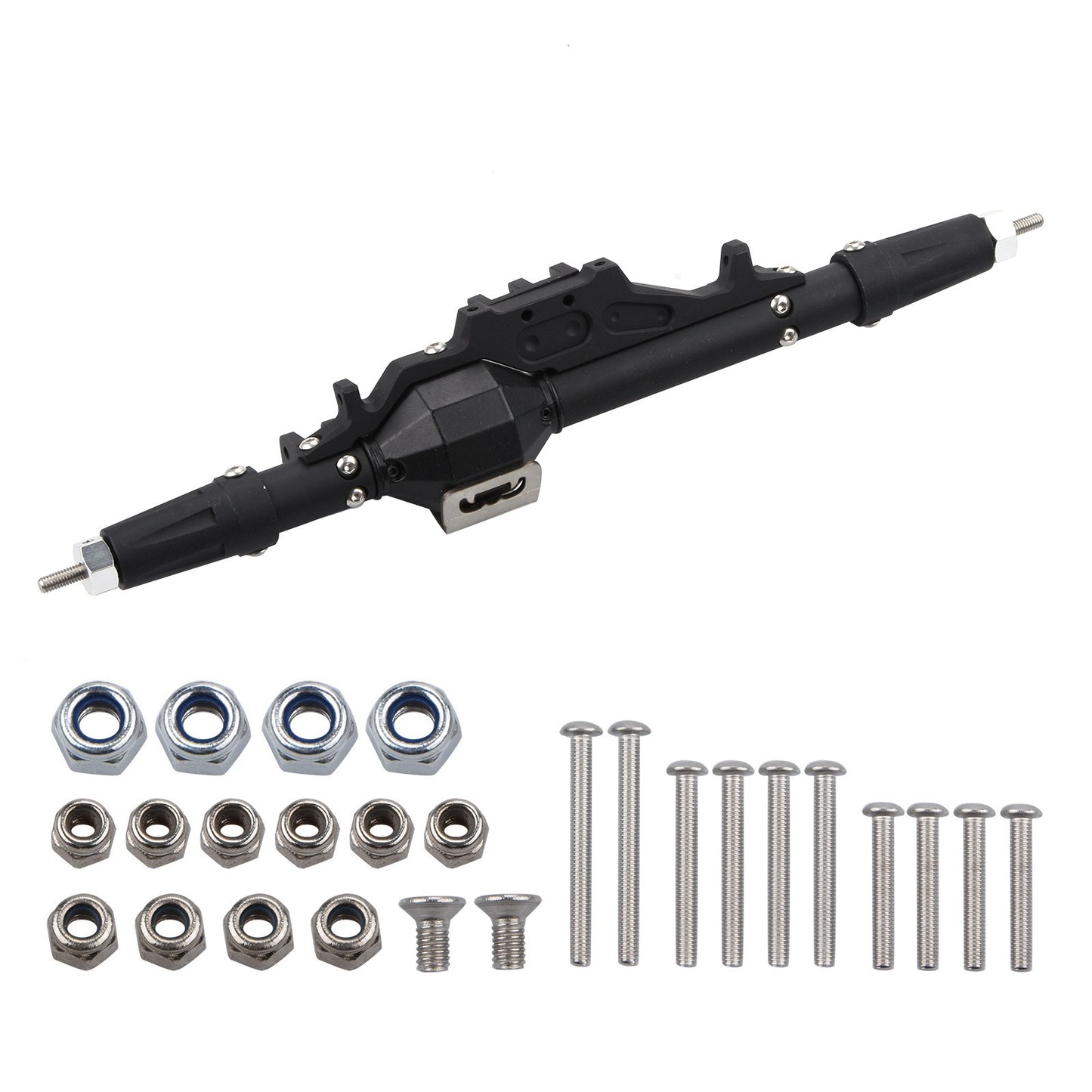 Black Rear Axle For AXIAL WRAITH RR10 90018 90020 90031 90045 90053 1/10 RC Car