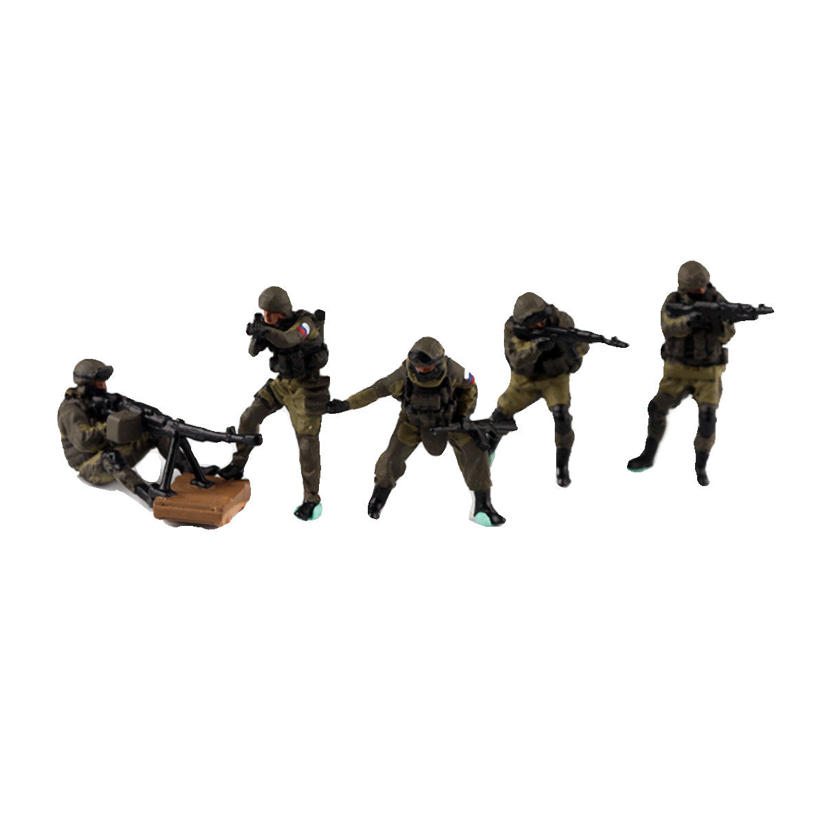 Homemade 1/72 Russian Special Operations Heavy Combat Team 5 Troopers A Model