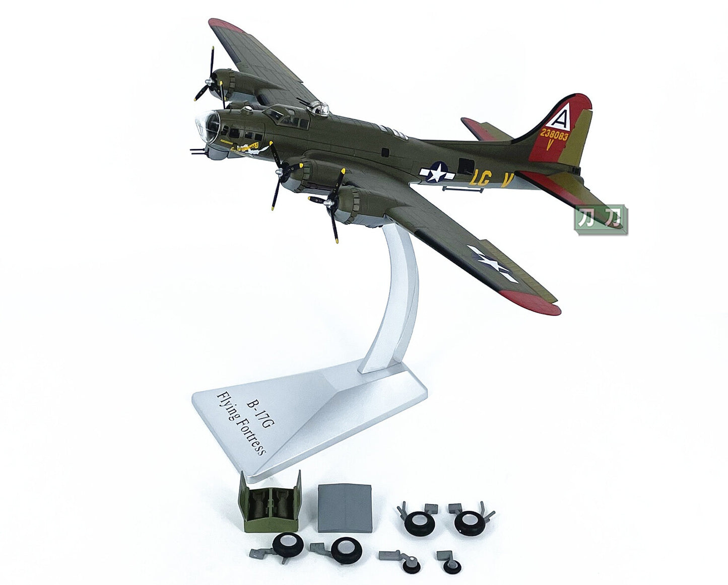 1:72 AF1 B-17G Flying Fortress Bomber Plane Diecast Military Fighter Model