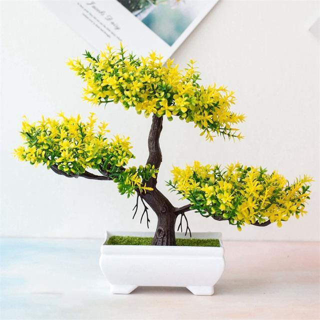 Arboles Artificiales Para Casa Con Maceta Pequeña Para Diseño Interior 2 Piezas