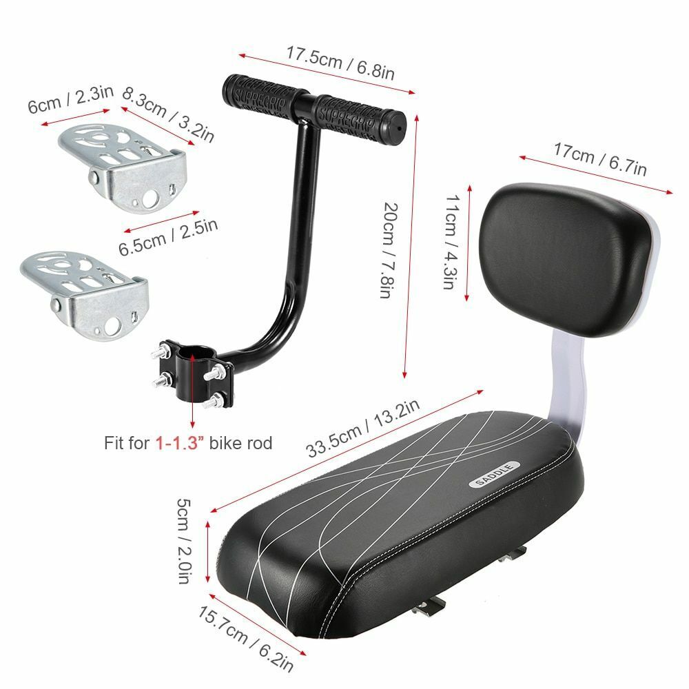 Bicycle Back Seat Child Cover Rack Rest Cushion Saddle Cycle Accessories Parts