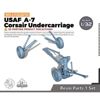Yao's Studio LY32267A 1/32 Model Upgrade Parts USAF A-7 Corsair Undercarriage