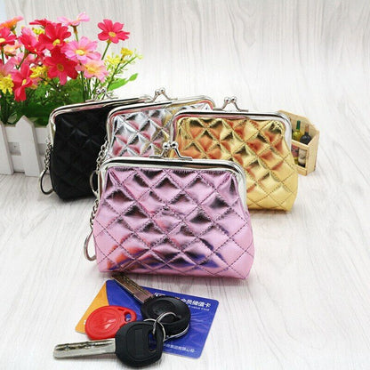 Female Pouch Bag Card Money Clutch Bag Leather Wallet Women's Small Coin Purse