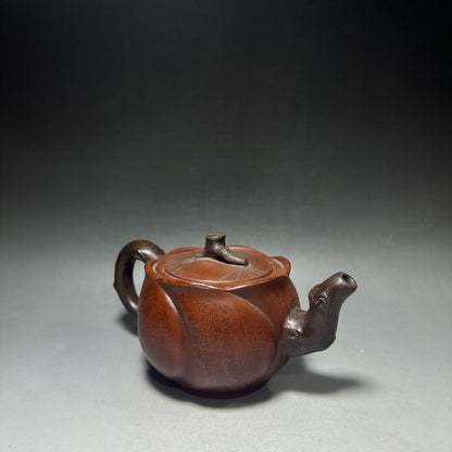 Chinese Yixing Zisha Clay Handmade Exquisite Teapot（梅花壶 底款：时大彬）