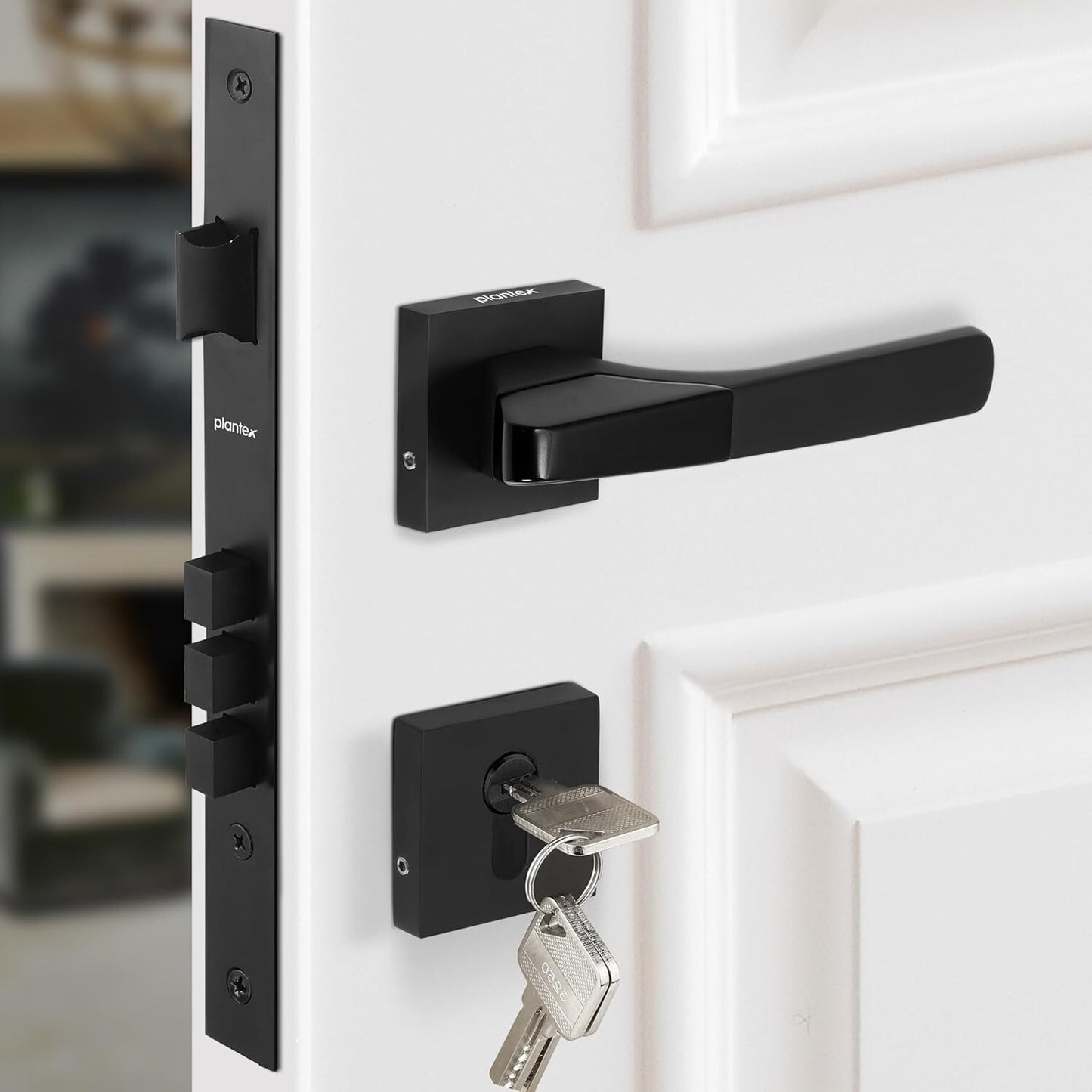 Heavy Duty Mortise Main Door Lock Set For Home With 3 Brass Keys