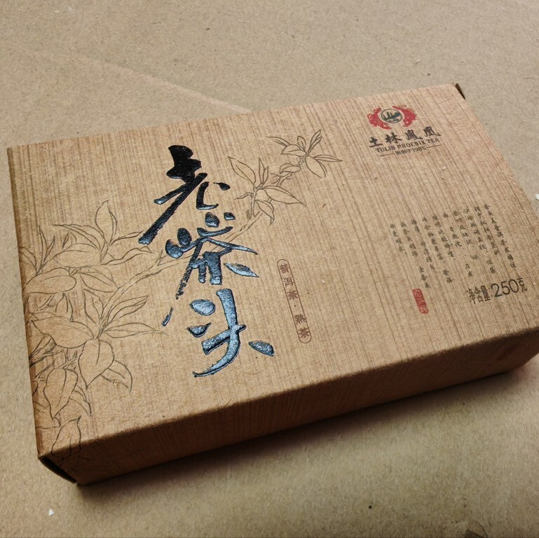 LAO CHA TOU 2017 Yunnan TuLin Phoenix Feng Huang Puer Tea Brick Ripe Puerh 250g