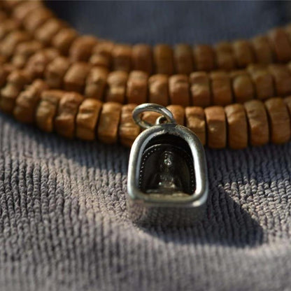 Buddha Gau Box Pendant Tibetan Mala Bead Necklace Unisex