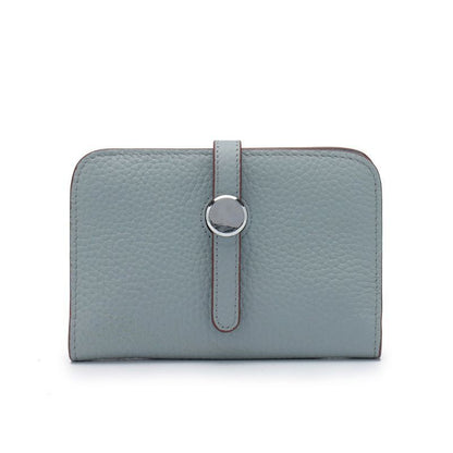 Genuine Leather Passport Cover Unisex Organizer Wallet Long Purse Hasp Money Bag