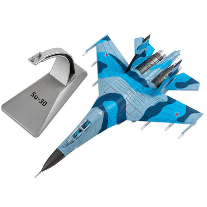 1/100 Scale Russian Air Force SU-30MKK Fighter Plane Aircraft Model Display
