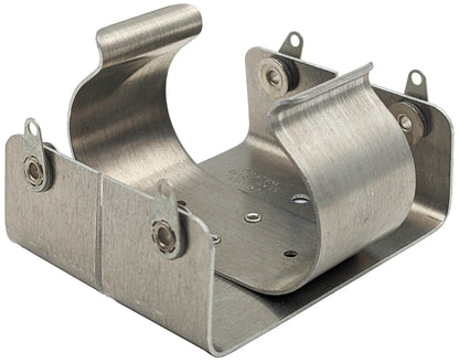 2 D Metal Battery Holder with Solder Terminals, Measures 2.55"×2.45"×1.50"